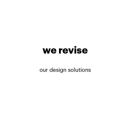 we revise